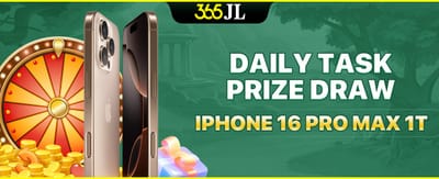 Daily Task Prize Draw iPhone 16 Pro Max 1T promotion